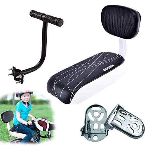 auvstar Kinder Sicherheits Fahrrad Rücksitz Zubehörsatz, Hinteres Sitzkissen Armlehne Fußstütze Set für Mädchen / Jungen / Kinder von auvstar