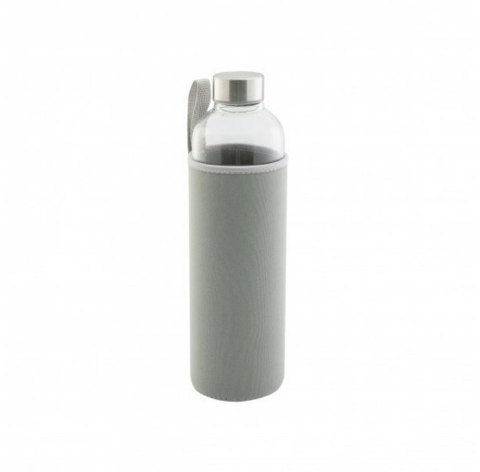 axentia Trinkflasche Trinkflasche, Glas, grau, ca. 500 ml 132665 von axentia