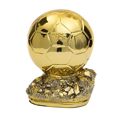 baa Goldener Ballon Fußball-Trophäen-Meister Trophy Golden Ball Soccer Trophy Bester Spieler Awards (Size : 21cm/8.3") von baa