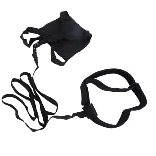 Schwimmfallschirm, Schwimmwiderstandsgürtel, Schwimmtrainingsgürtel mit Schleppfallschirm, Schwimmgeschirr, Schwimmtrainingsausrüstung für Erwachsene und Kinder (Black) von banapoy