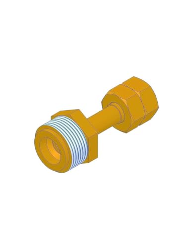 bateauplus Other Nuevo 2024-CONNECTOR G1/2M-G1/4F-RGA8502 70637, Multicolor, One Size von bateauplus