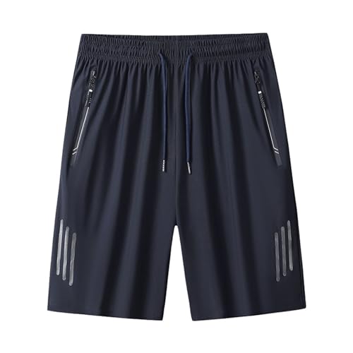 behound Puliam ICY Shorts for Men,Icedactive-Ice Silk Quick Drying Stretch Shorts,Mens Plus Size Ice Silk Shorts (Blue,2XL) von behound
