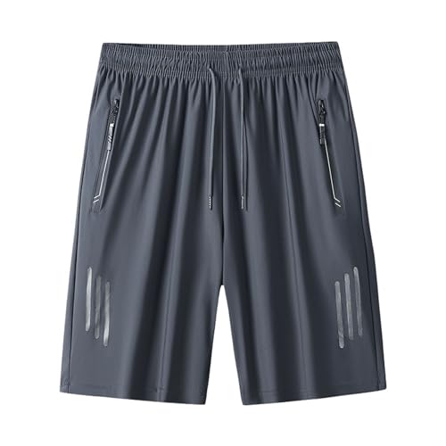 behound Puliam ICY Shorts for Men,Icedactive-Ice Silk Quick Drying Stretch Shorts,Mens Plus Size Ice Silk Shorts (Dark Grey,M) von behound
