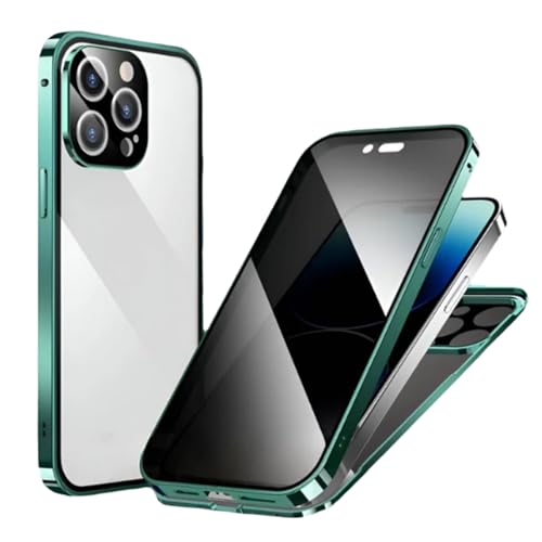 behound Stealth Case,Stealth Carbon Fiber Phone Case,Stealthcase Magnetic Privacy Case with Double Buckle for iPhone 11/12/13/14/15 Pro Max,Privacy Screen Protector Case for iPhone (11Pro,Green) von behound