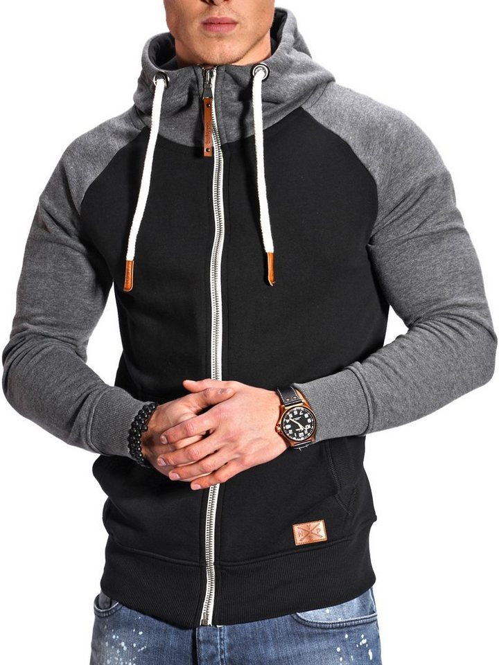 behype Sweatjacke RAGLAN mit Raglan-Ärmeln von behype