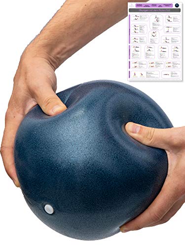 beneyu ® Rutschfester & Superleichter Soft Pilates Ball - Gymnastikball Klein - 23cm +Übungen von beneyu