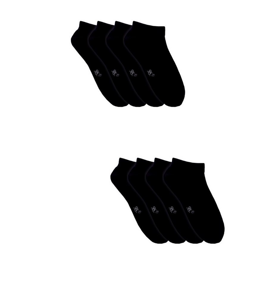 bentini Sneakersocken Herren Sneaker Socken XXL, 4,8 oder 12Paar (8-Paar) von bentini