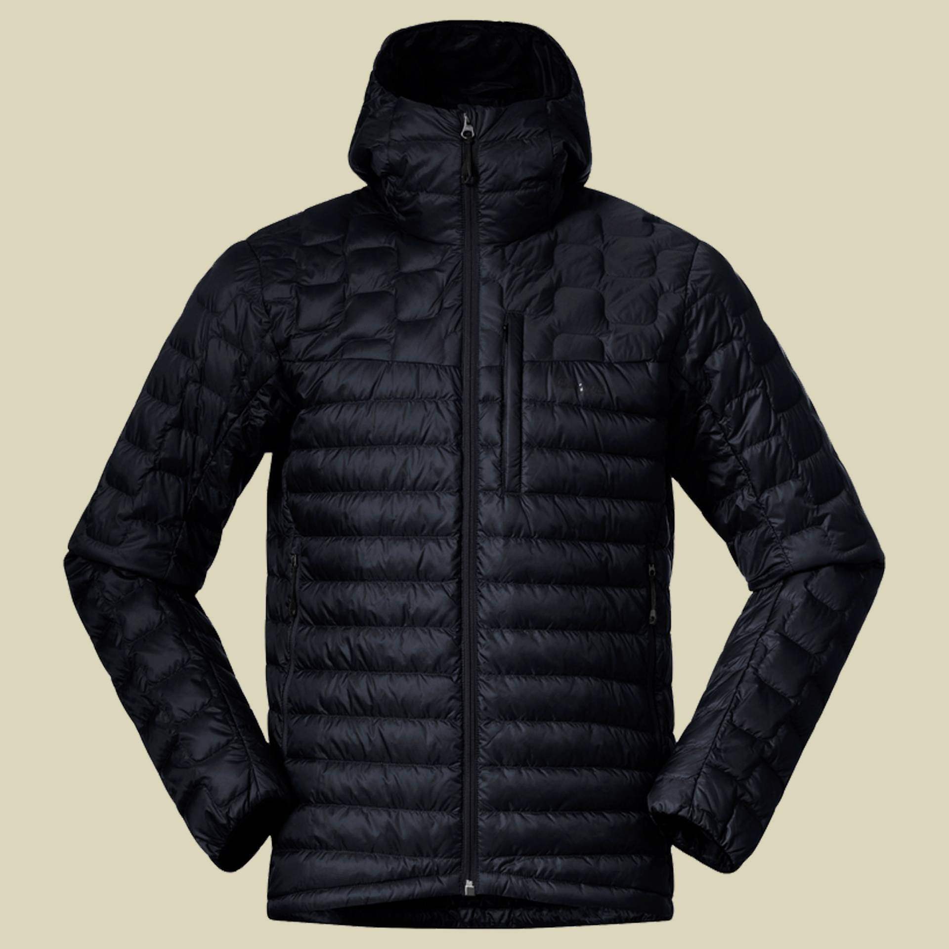 Magma Light Down Jacket w Hood Men Größe XL Farbe black von bergans