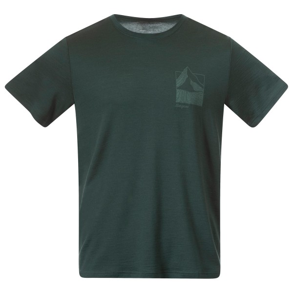 Bergans - Rabot Mount Wool Tee - Merinoshirt Gr L;M;S;XL;XXL blau von bergans