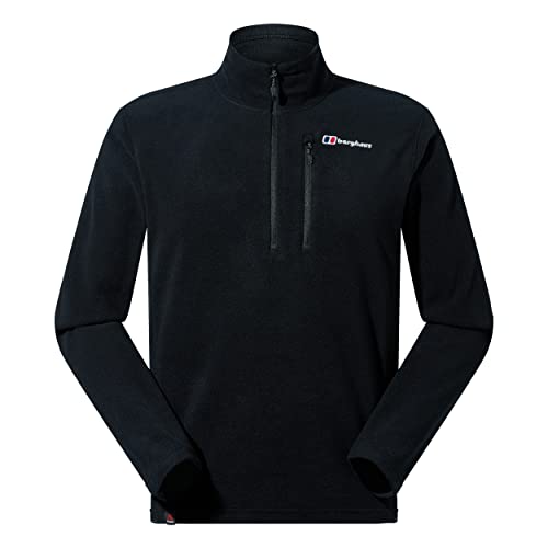 Berghaus Herren Prism Micro Polartec Half Zip Fleece Sweater - Schwarz - S von Berghaus