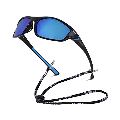 besbomig Polarisierte Sportbrille Sport-Sonnenbrillen mit UV400-Schutz für Männer und Frauen Autofahren Laufen Radfahren Angeln Golf Sonnenbrille von besbomig