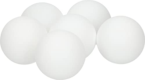 40 mm Kunststoff 18x Tischtennisbälle Ping Pong Bälle weiß ohne Aufdruck 