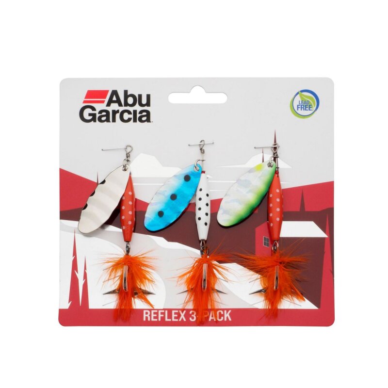 ABU GARCIA Reflex Pack 6,5cm 18g Mix Colours II 3Stk.