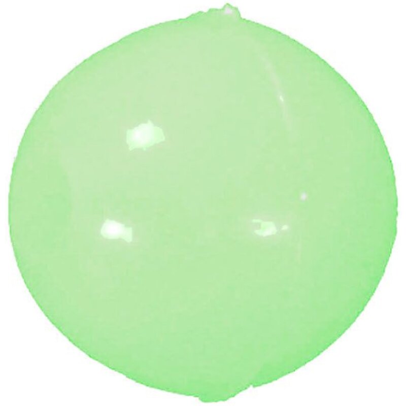 AQUANTIC Glow Beads 13mm Luminous Green 12Stk.