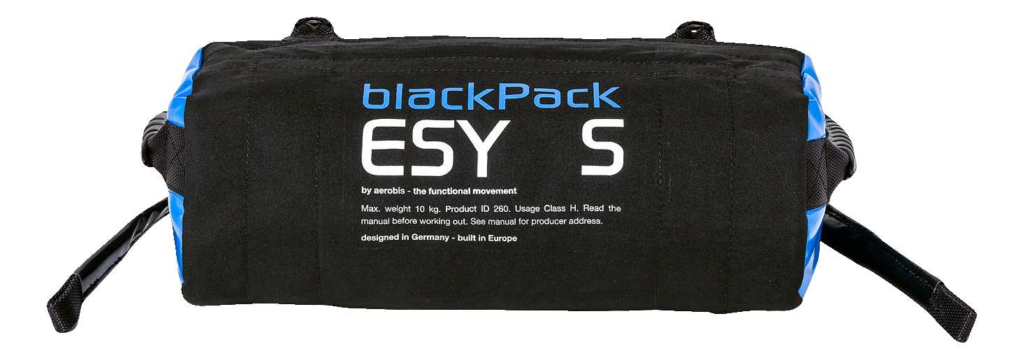 Aerobis Gewichtssack Blackpack "Esy", S, 1x10 kg von Aerobis