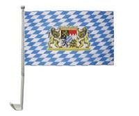 Auto-Fahne: Bayern Wappen mit Löwen von Markenlos