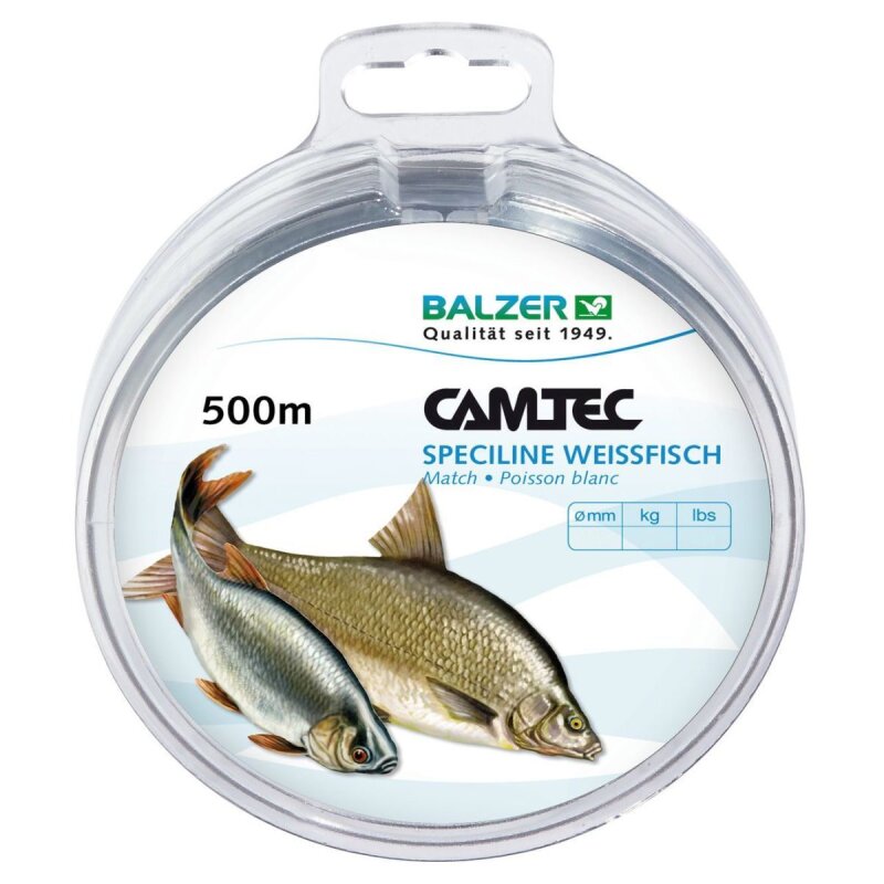 BALZER Camtec SpeciLine Match 0,16mm 2,5kg 500m Hellgrau (0,01 € pro 1 m)