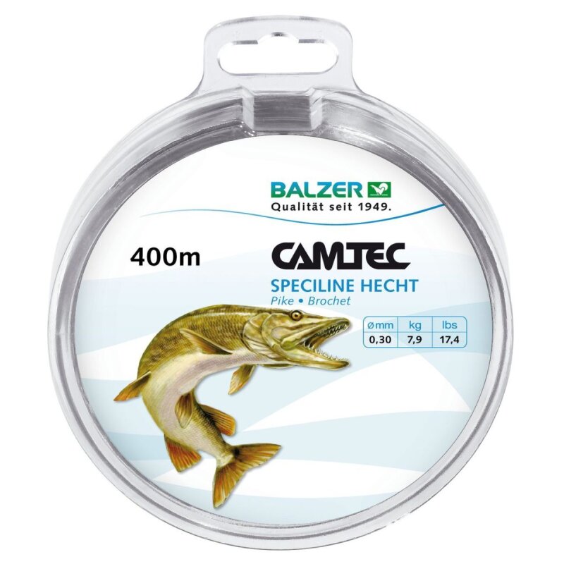 BALZER Camtec Speciline Hecht 0,3mm 7,9kg 400m Grau (0,01 € pro 1 m)