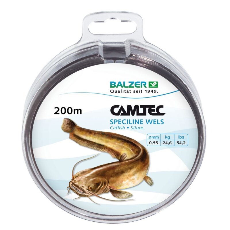 BALZER Camtec Speciline Wels 0,55mm 24,6kg 200m Braun (0,01 € pro 1 m)