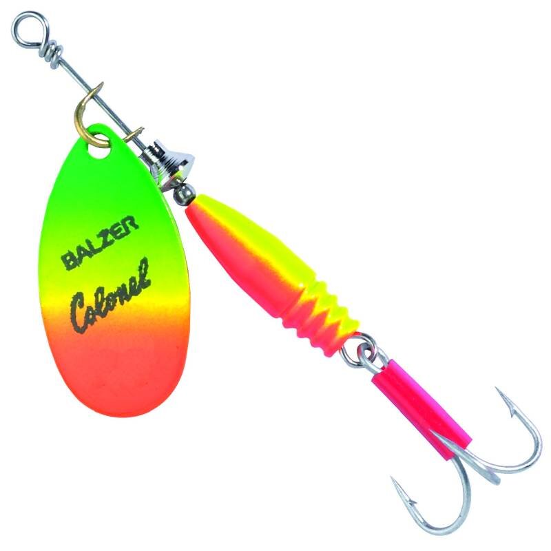 BALZER Colonel Spinner Classic 14g Fluo Rot-Gelb-Grün