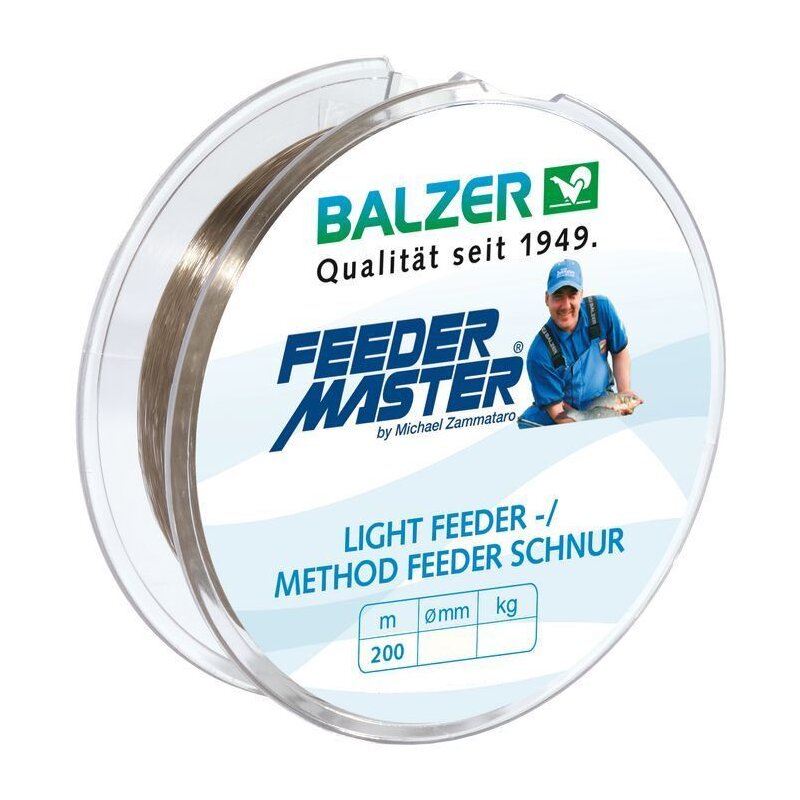 BALZER Feedermaster Lightfeeder & Method Feeder 0,28mm... (0,03 € pro 1 m)