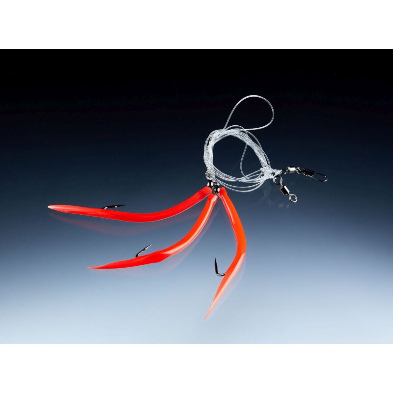 BALZER Gummi Makk System Gr.5/0 130cm 0,8mm Japanrot