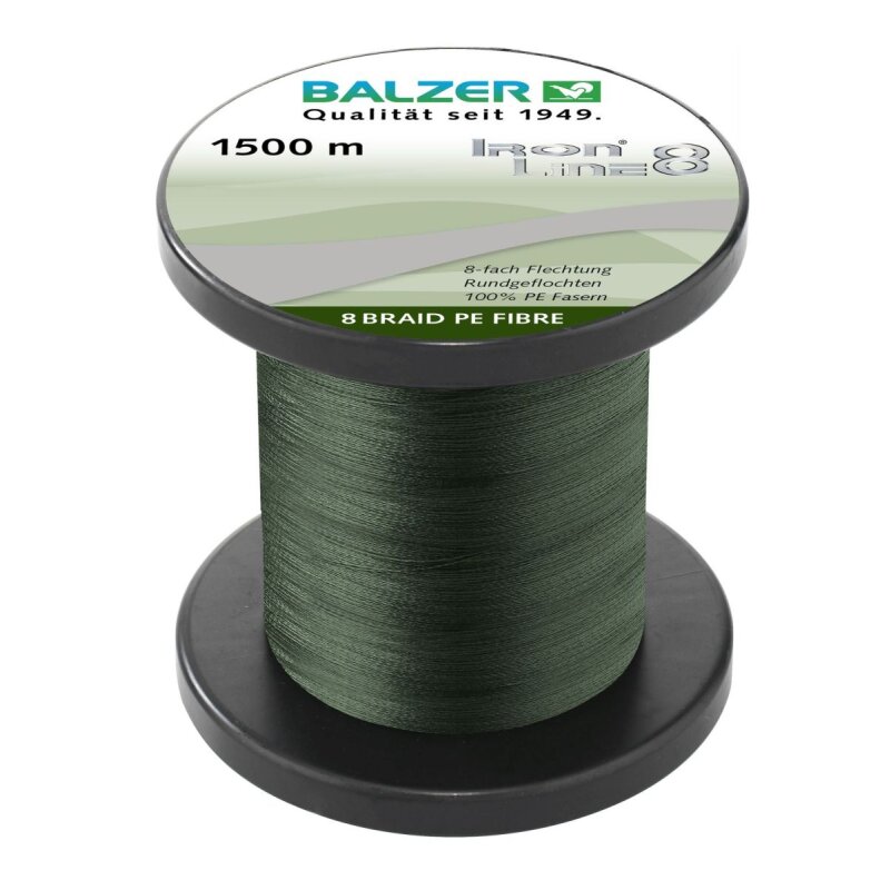 BALZER Iron Line 8 0,16mm 11,6kg 1500m Grün (0,08 € pro 1 m)