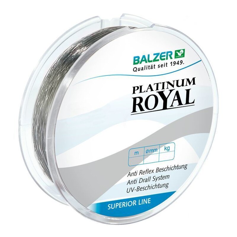 BALZER Platinum Royal 0,18mm 4,4kg 300m Grau (0,03 € pro 1 m)