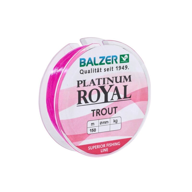 BALZER Platinum Royal Trout 0,19mm 4,6kg 150m Pink (0,03 € pro 1 m)