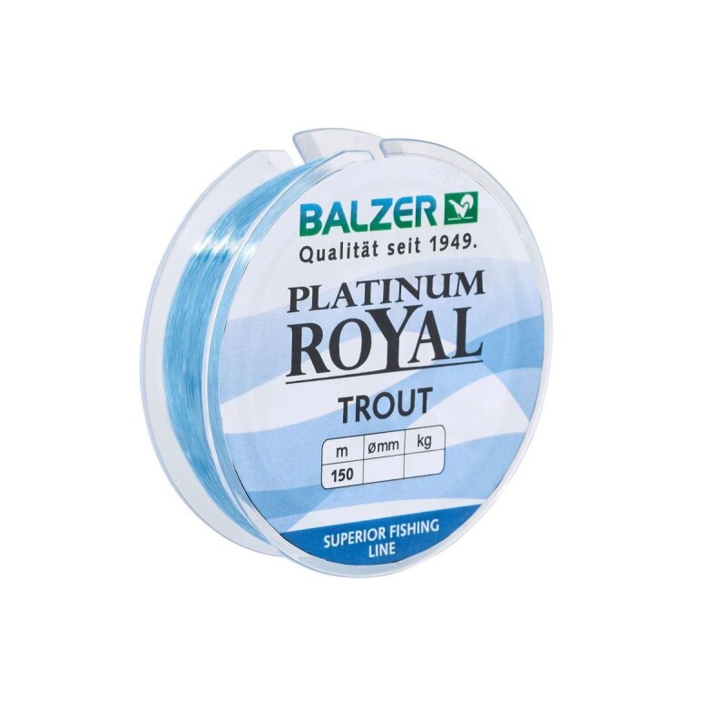 BALZER Platinum Royal Trout 0,22mm 6,1kg 150m Blau (0,03 € pro 1 m)