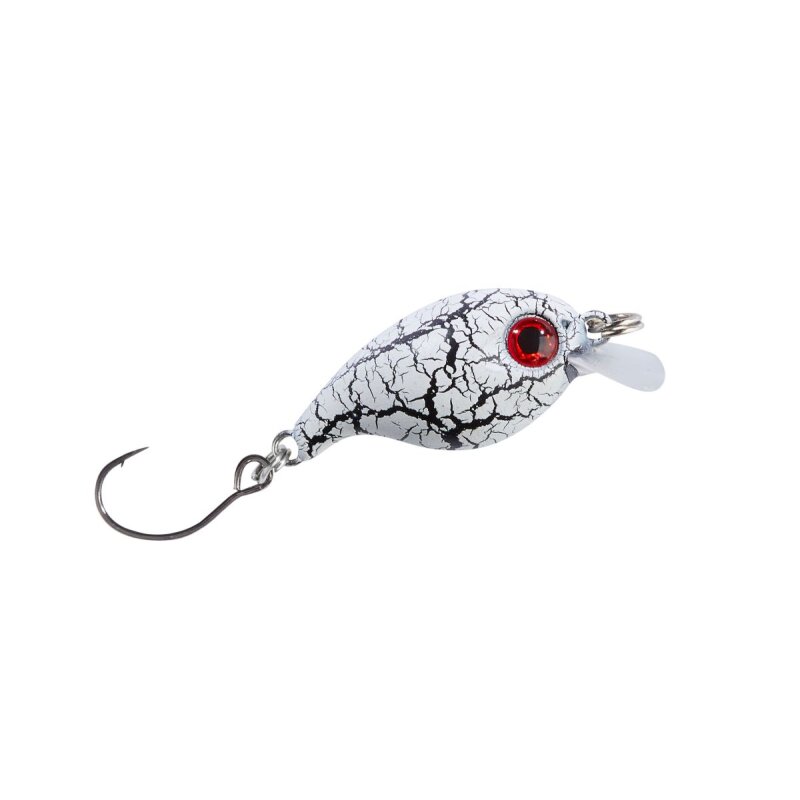 BALZER Trout Attack Wobbler Thunder 3cm 2g Schwarz-Weiß