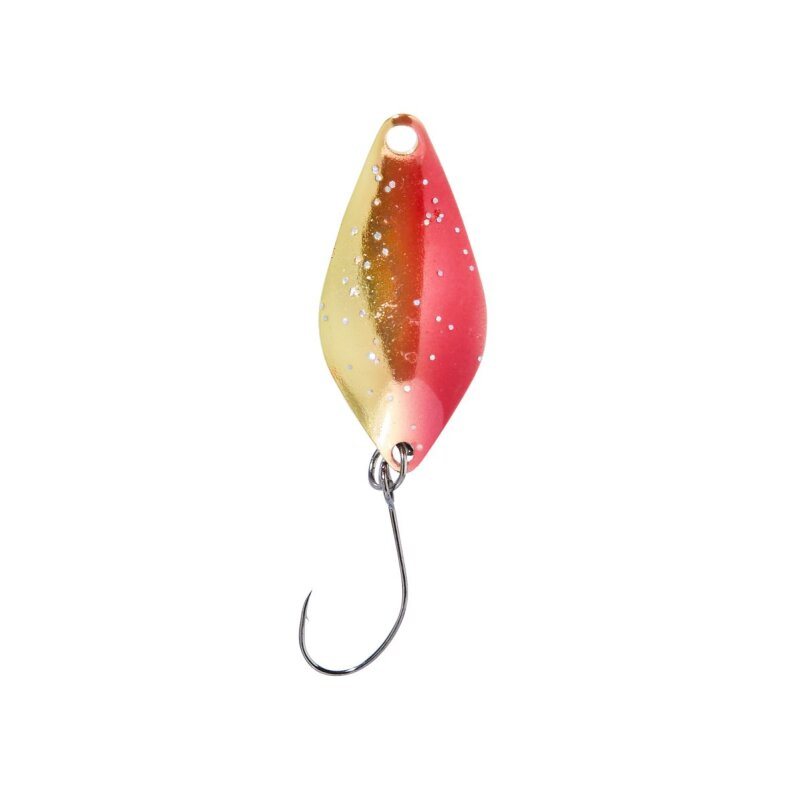 BALZER Trout Collector Summer Spoon Sunny 2,5cm 1,6g Rot-Gold-Glitter