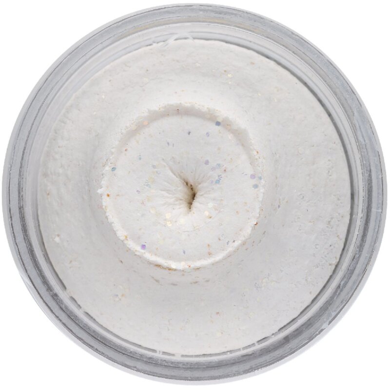 BERKLEY Powerbait Natural Glitter Trout Bait Anis 50g White (97,20 € pro 1 kg)