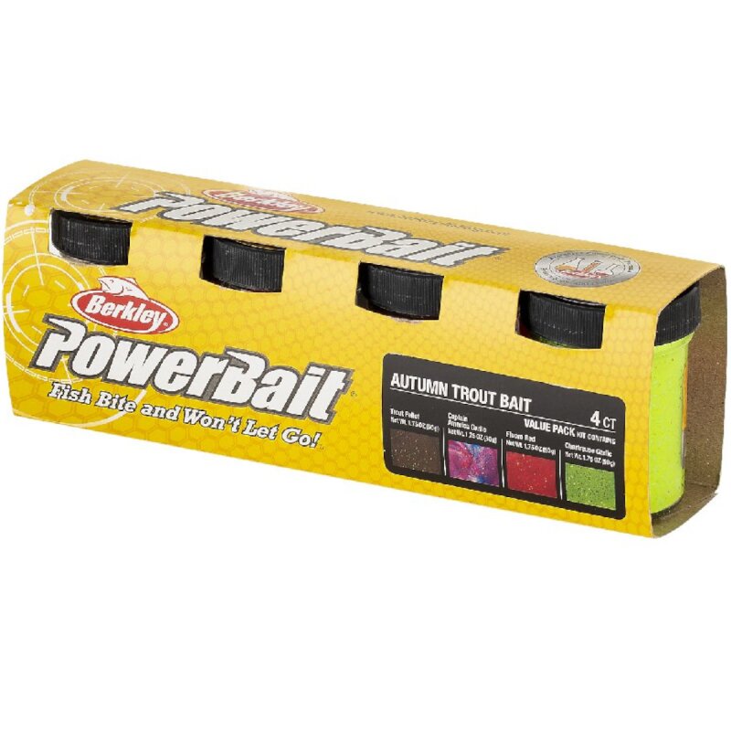 BERKLEY Powerbait Trout Season Pack 4x50g Autumn (80,50 € pro 1 kg)