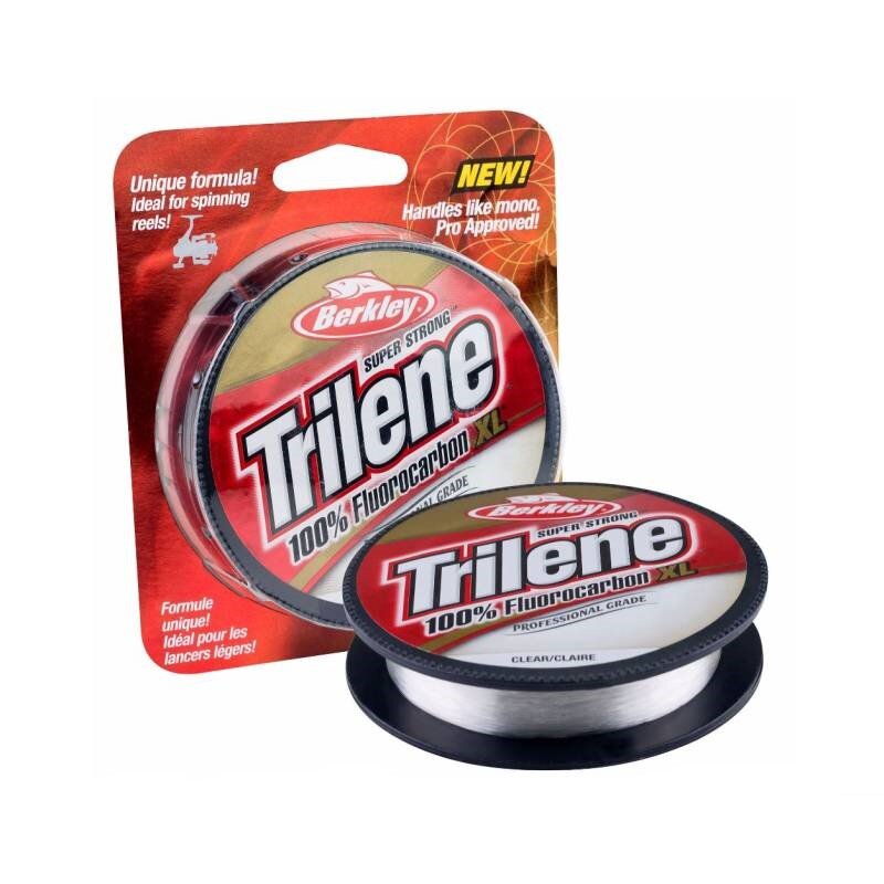 BERKLEY Trilene 100% Fluorocarbon 0,22mm 3,95kg 25m Clear (0,19 € pro 1 m)