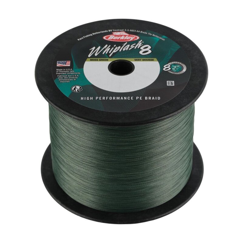 BERKLEY Whiplash 8 0,1mm 14,8kg 2000m Green (0,06 € pro 1 m)