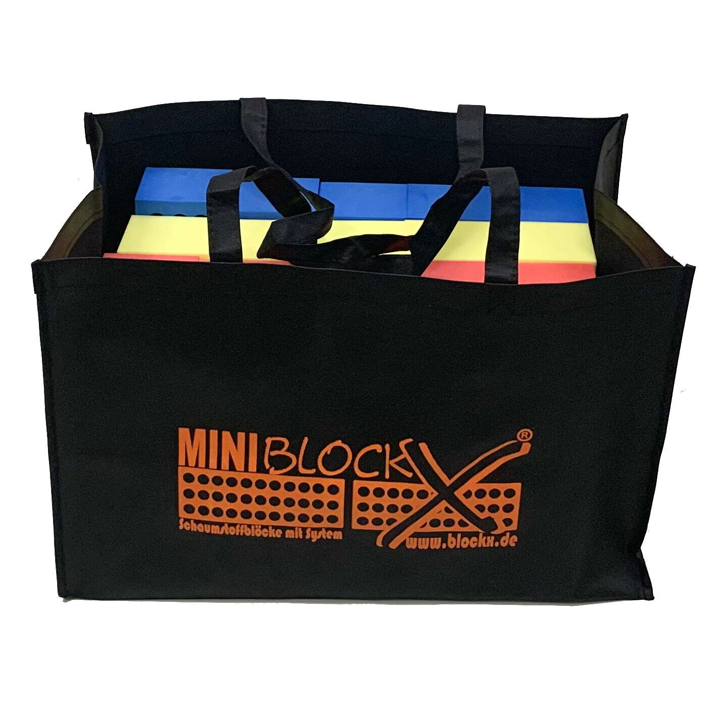 BlockX Aufbewahrungstasche für Schaumstoffblöcke "MiniBlockX" von BlockX