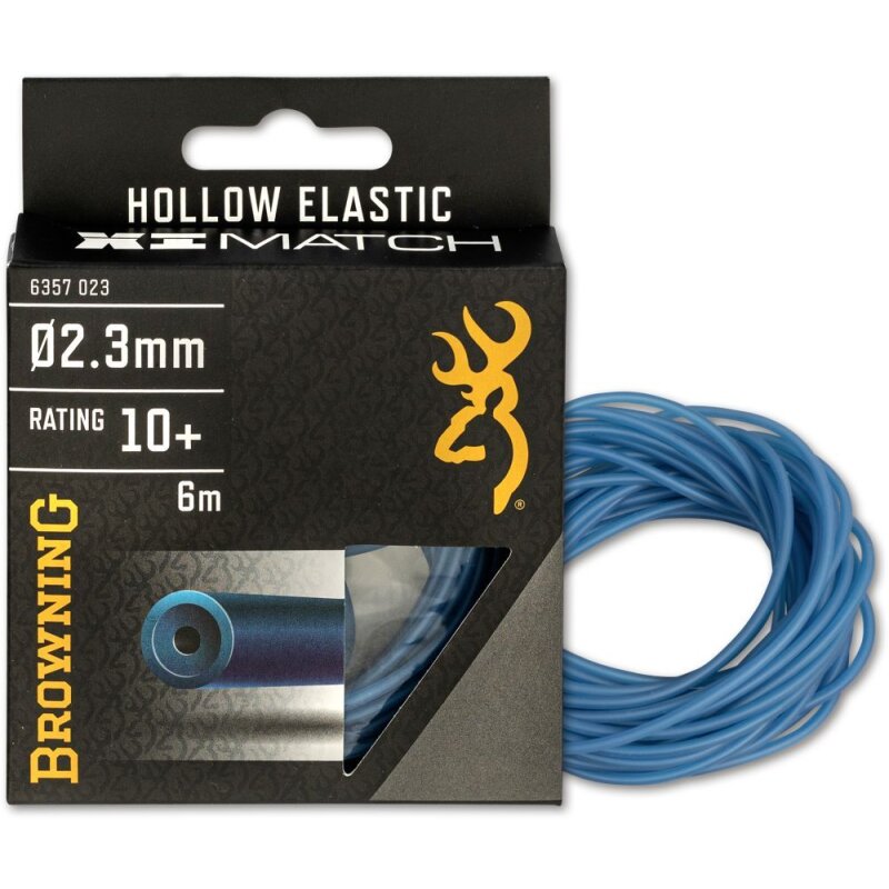 BROWNING Xi-Match Hollow Elastic 10+ Ø 2,3mm blau 1 Stück (2,14 € pro 1 m)