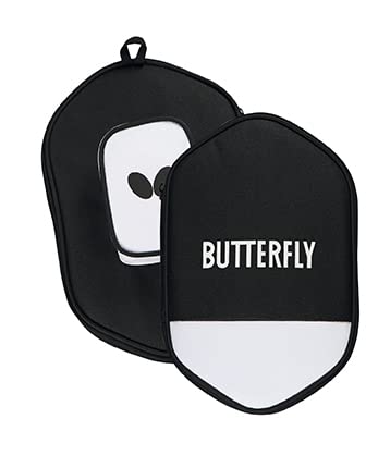 Butterfly - Tischtennishülle schwarz / weiß für zwei Tischtennisschläger und sechs Tischtennisbälle | Cell Case 2, Schlägerhülle von Butterfly