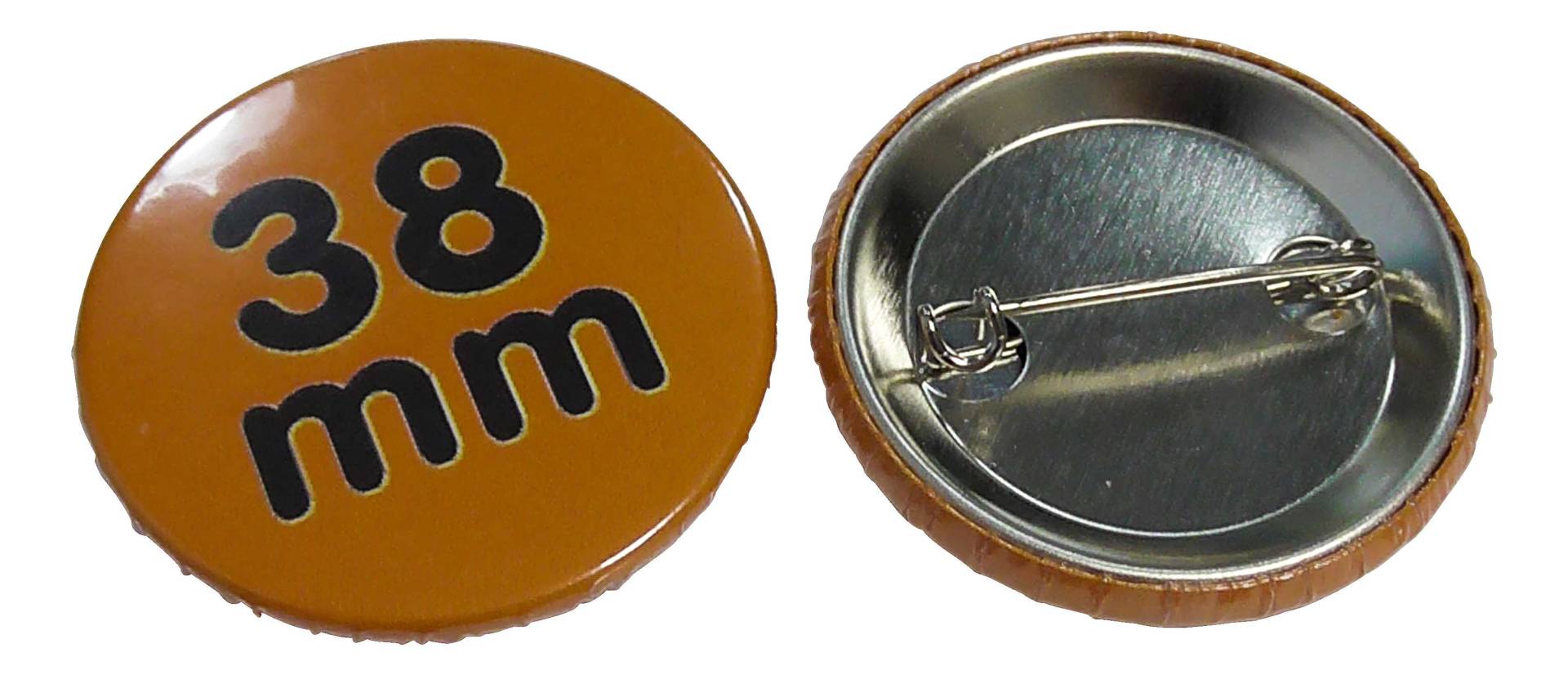 Badgematic Rohmaterial für Buttonmaschine, Für 38 mm Button von Badgematic