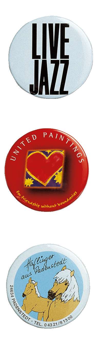 Badgematic Buttonrohlinge für Buttonmaschine von Badgematic