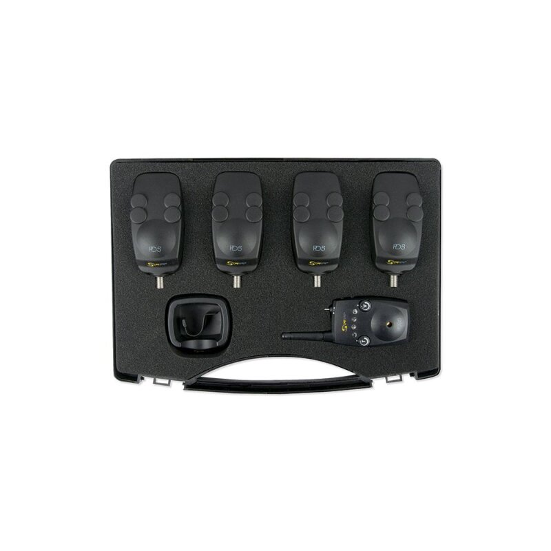 CARP SPIRIT HD5 Bite Alarm + HDR Reseiver 4x