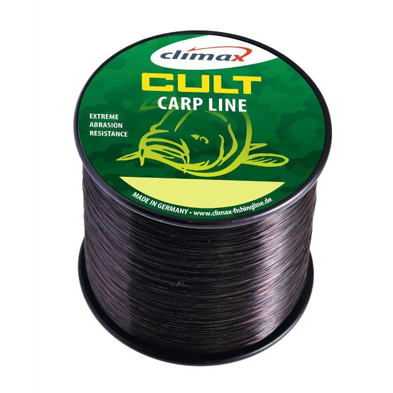 CLIMAX Cult Carp Line 0,28mm 6,1kg 3000m Schwarz (0,01 € pro 1 m)