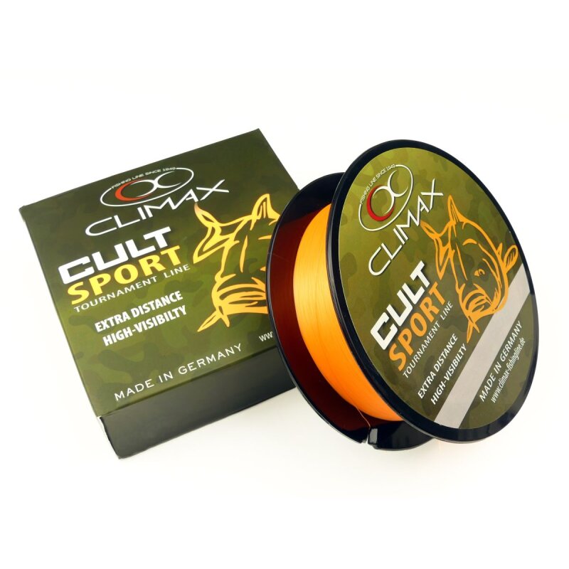 CLIMAX Cult Carp Sport 0,25m 5,8kg 1000m Orange (0,02 € pro 1 m)