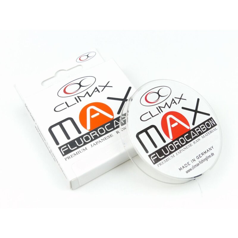 CLIMAX Max Fluorocarbon 0,16mm 2,2kg 25m Transparent (0,20 € pro 1 m)