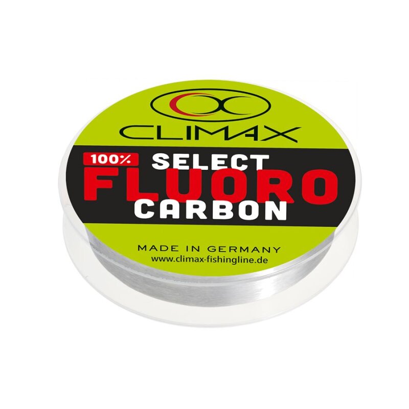 CLIMAX Select Fluorocarbon 0,18mm 2,8kg 25m Transparent (0,15 € pro 1 m)