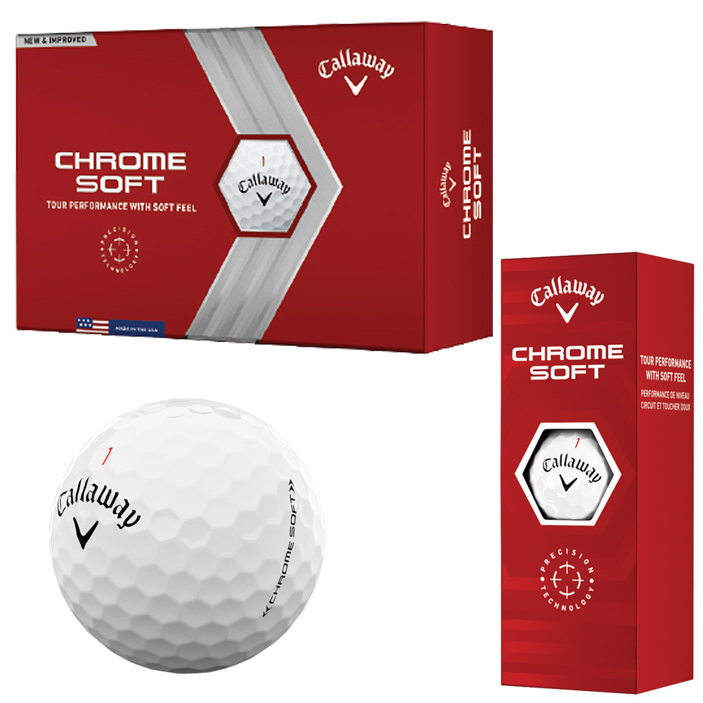 'Callaway Chrome Soft Golfball 6er weiss' von Callaway