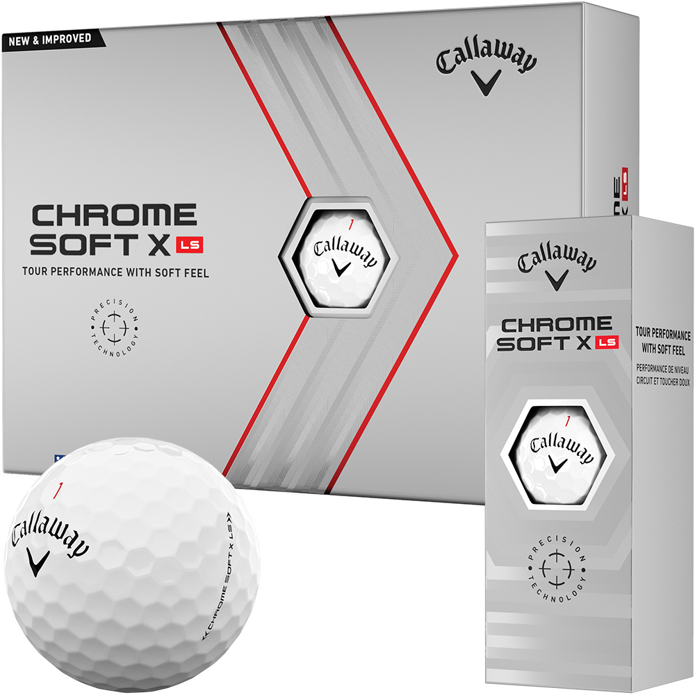 'Callaway Chrome Soft X Low Spin Golfball 3er weiss' von Callaway