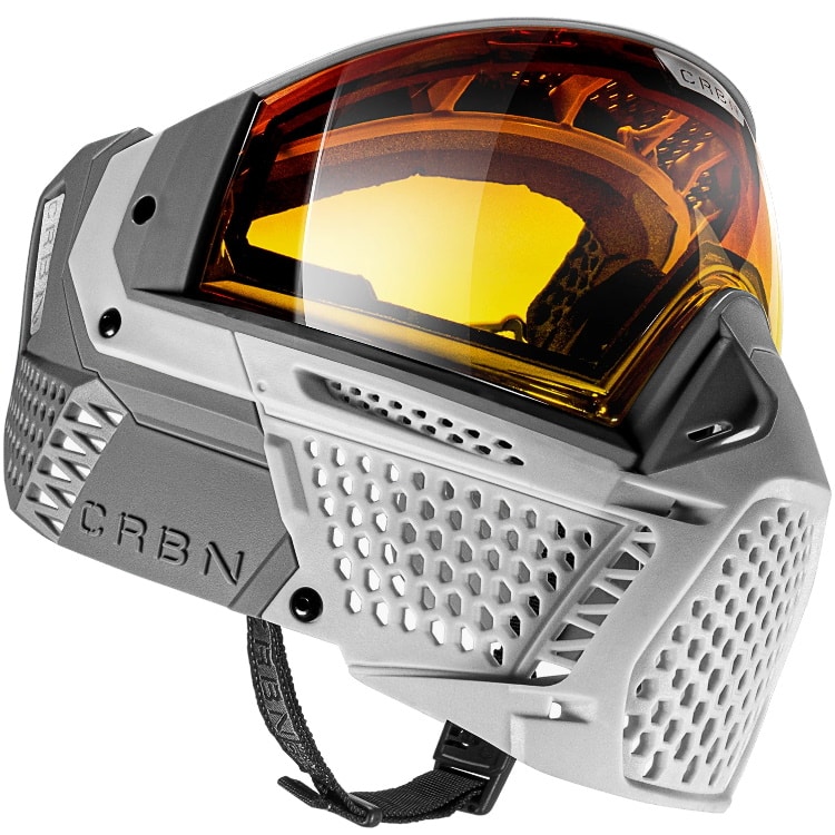 Carbon ZERO SLD Paintball Thermal Maske (LT Grey) Less