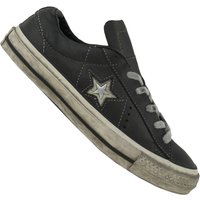 Converse Chuck Taylor All Star ONE Vintage Leather Unisex-Sneake Black von Converse